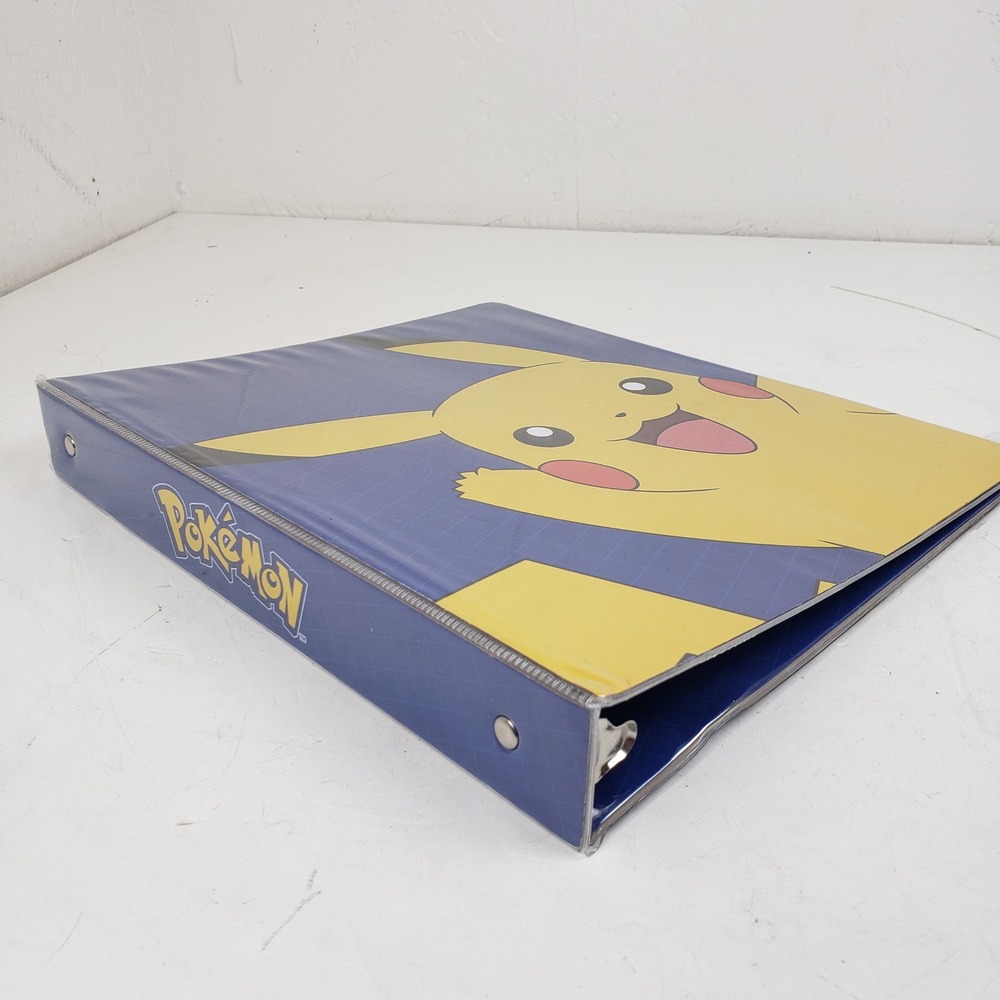 Pokemon Pikachu 3-Ring Binder Blue Grid Innovative Designs 712796POK 11.5in